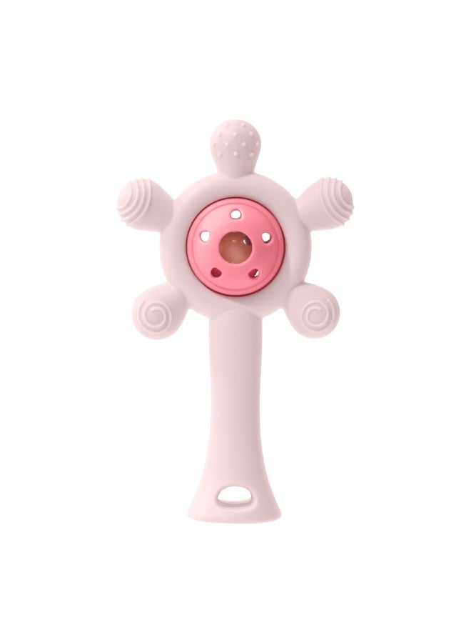 Mini Treasures BPA Free Silicone Teether Toy Baby Rattle Toy Teething Ring Sensory Toys For Toddlers Teething Chewing Toy Baby Accessories - Image 1
